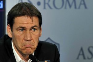 RUDI GARCIA CONFERENZA STAMPA ALLA VIGILIA DI ROMA ATALANTA (fotoTedeschi)