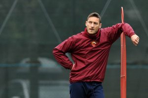 ALLENAMENTO A TRIGORIA DEL 6 DICEMBRE CON TOTTI PRESENTE