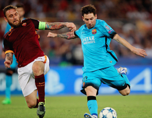 leo-messi-daniele-de-rossi-barcelona-roma