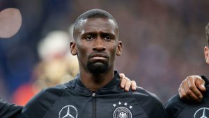 PARIS, FRANCE - NOVEMBER 13: Antonio Ruediger of Germany looks on prior to the International Friendly match between France and Germany at the Stade de France on November 13, 2015 in Paris, France. (Photo by Boris Streubel/Getty Images)