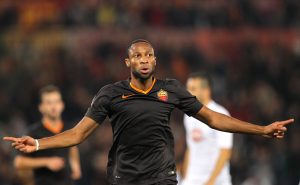 ROME, ITALY - NOVEMBER 09: Keita of AS Roma celebrates after scoring the second team's goal during the Serie A match between AS Roma and Torino FC at Stadio Olimpico on November 9, 2014 in Rome, Italy. (Photo by Paolo Bruno/Getty Images)