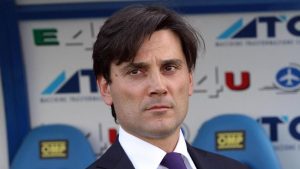 Fiorentina's coach Vincenzo Montella during the Italian serie A soccer match between Empoli FC vs ACF Fiorentina at Carlo Castellani Stadium in Empoli, Italy, 10 May 2015. ANSA/CLAUDIO GIOVANNINI