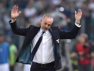 SS Lazio's head coach Stefano Pioli reacts during the Italy Cup final soccer match between FC Juventus and SS Lazio at the Olimpico stadium in Rome, Italy, 20 May 2015. ANSA/ETTORE FERRARI