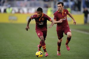 BASTOS TOROSIDIS All'Olimpico di Roma si afrontano Lazio e Roma nell'ambito della ventriquattresima giornata di Campionato di Serie "A" 2013/2014 (FOTOTEDESCHI)