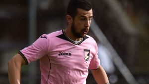 BAD KLEINKIRCHHEIM, AUSTRIA - JULY 27: Ilija Nestorovski of Palermo in action during the friendly match between US Citta' di Palermo and Al Wehda at Sportarena on July 27, 2016 in Bad Kleinkirchheim, Austria. (Photo by Tullio M. Puglia/Getty Images)